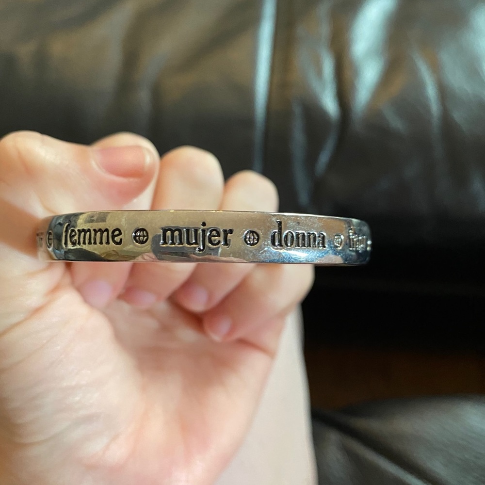 “Woman” bangle